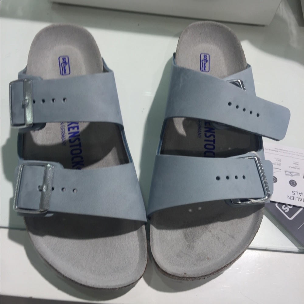 BIRKENSTOCK ARIZONA SOFT FOOTBED SKY BLUE - Picture 3 of 7